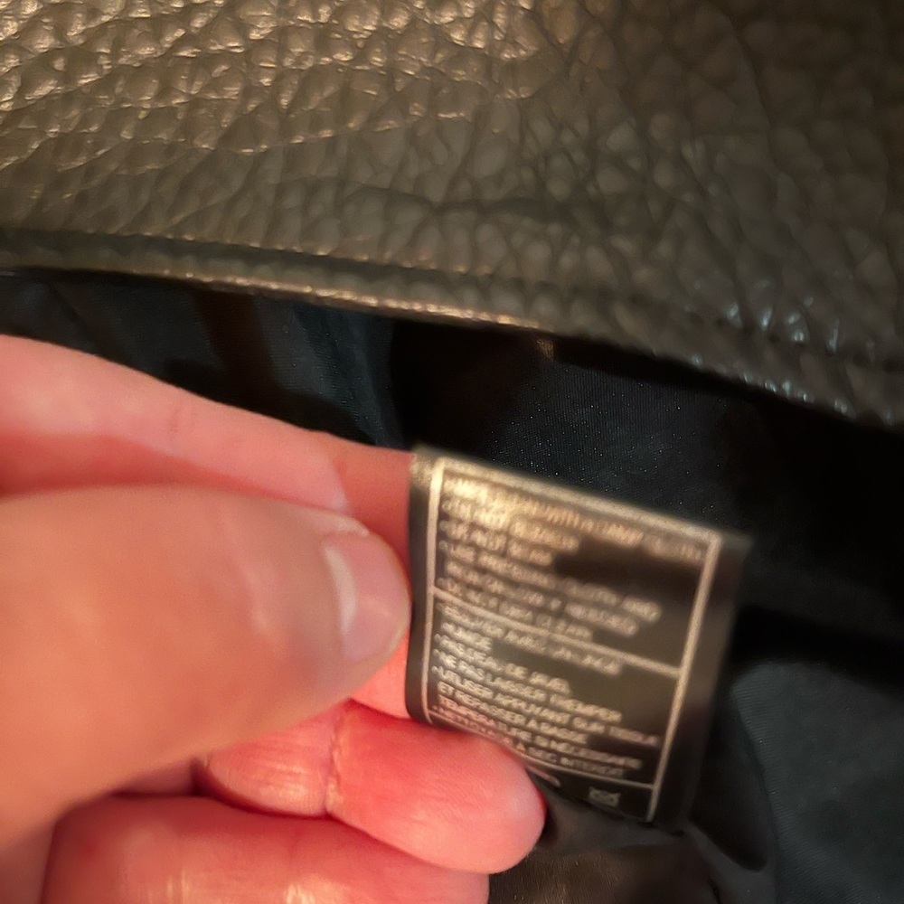 BB Dakota Baxley Faux Leather Floral Embroidered Biker Jacket Size S - Picture 8 of 9